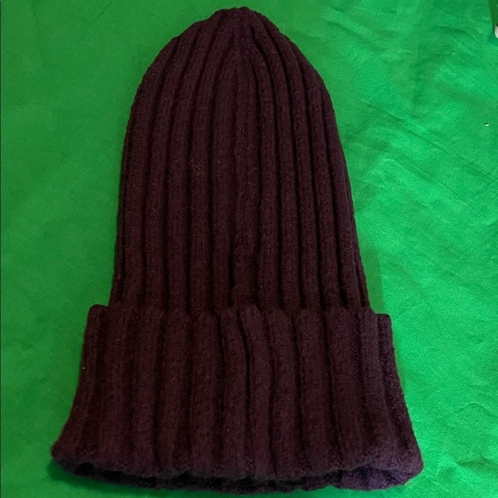 Sonoma Deep Purple Knit Beanie